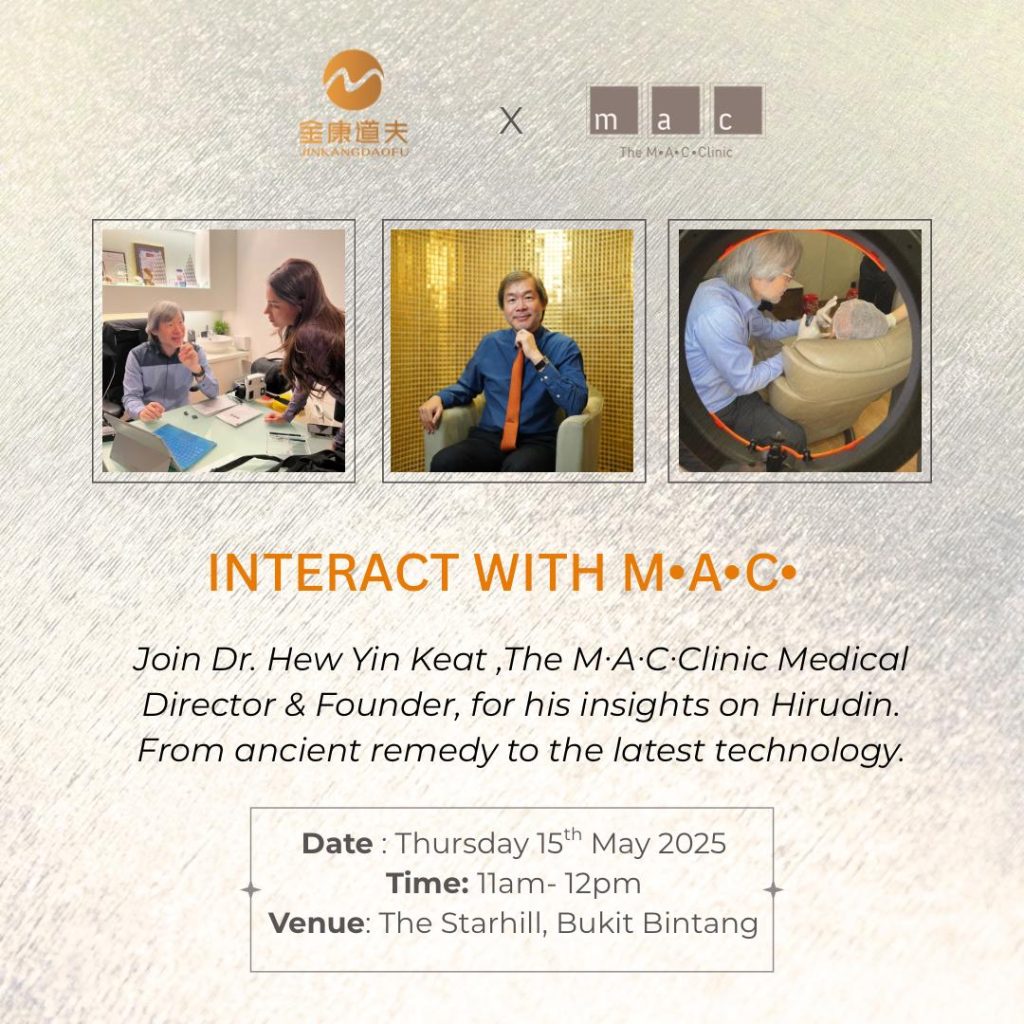interact with mac, dr.hew yin keat shares his insight about latest skin, beauty and wellness treatments at the mac clinic malaysia, kuala lumpur